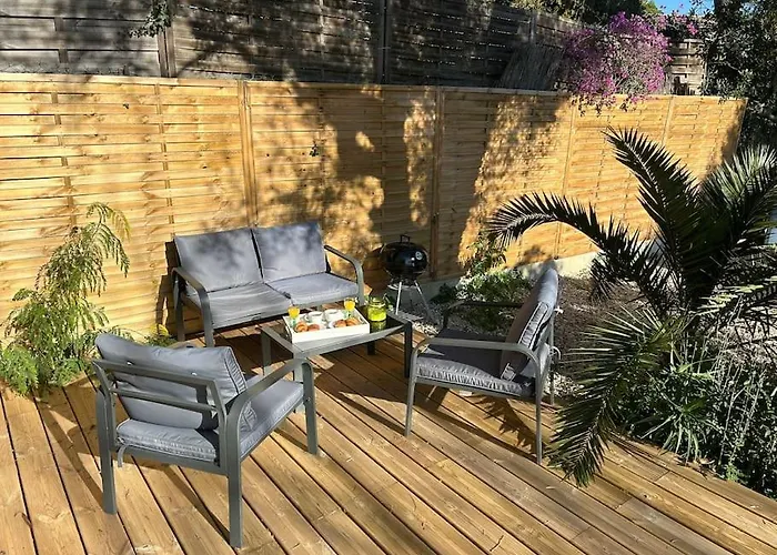 Сasa de vacaciones Bas De Cosy Les Pins Avec Jardin *